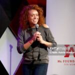 NEW YORK, NY - OCTOBER 30:  Comedian Michelle Wolf performs onstage during Ms. Foundation For Women's 23rd Comedy Night at Carolines On Broadway on October 30, 2018 in New York City.  (Photo by Astrid Stawiarz/Getty Images for Ms. Foundation For Women)