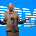 FRANKFURT AM MAIN, GERMANY - SEPTEMBER 11: Ginni Rometty, CEO of IBM, speaks during the press days at the 2019 IAA Frankfurt Auto Show on September 11, 2019 in Frankfurt am Main, Germany. The IAA will be open to the public from September 12 through 22. (Photo by Sean Gallup/Getty Images)